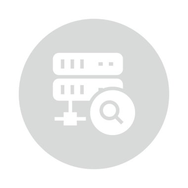 cam sunucu Glifler renk düz simgesi