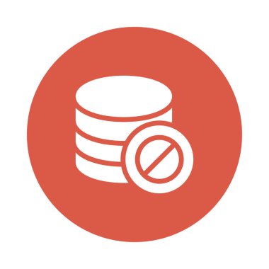 Ban Glifler renk düz simgesi