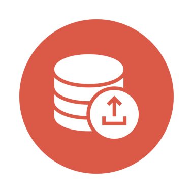 Glifler renk düz simgesi yükle