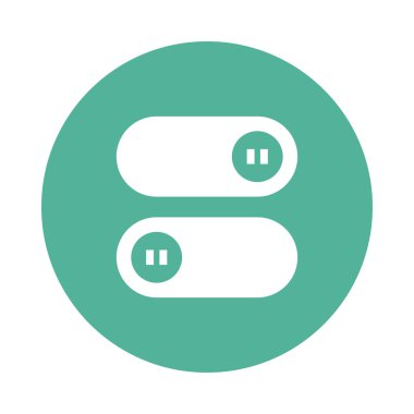 iki durumlu vektör Glifler renk