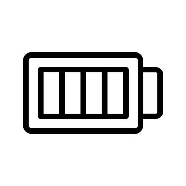 pil çizgisi vektör simgesi