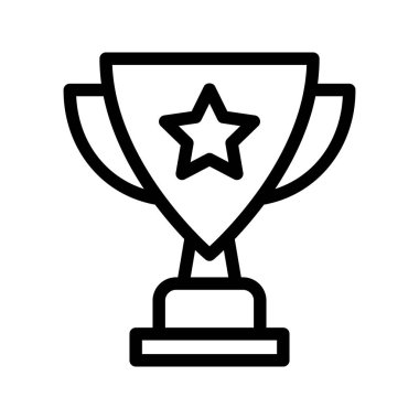 Ödülü satırı vektör simgesi