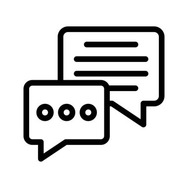 Destek hattı vektör simgesi