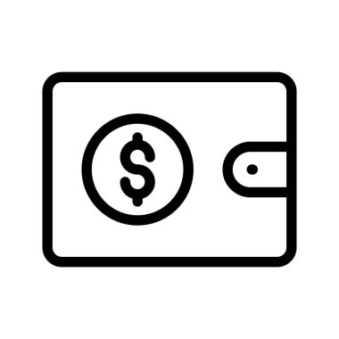 çanta satırı vektör simgesi