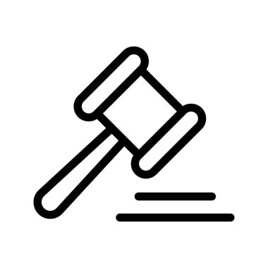 Hukuk satırı vektör simgesi