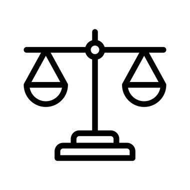 Denge satırı vektör simgesi