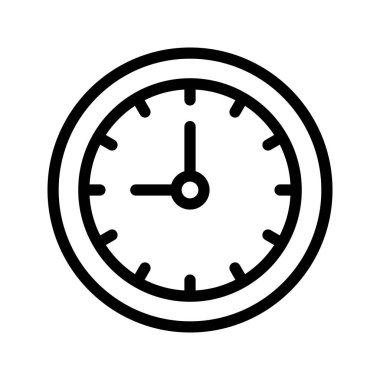 çizgi vektör simgeler saat