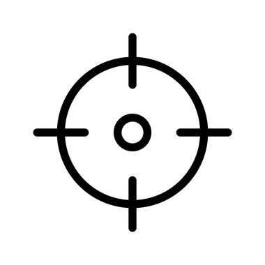 Odak satırı vektör simgesi