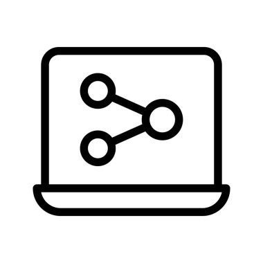 Bağlantı satırı vektör simgesi