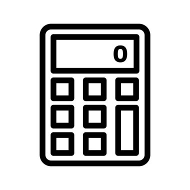 Muhasebe satırı vektör simgesi