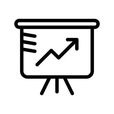 grafik çizgisi vektör simgesi