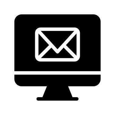 ileti Glifler vektör simgesi