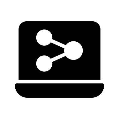 Ağ Glifler simge vektör