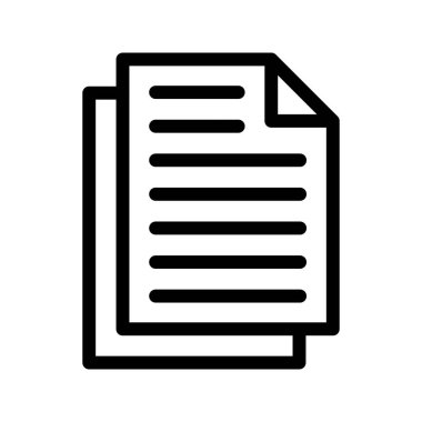 belge dosyası satırı vektör simgesi