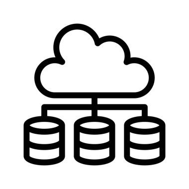 bağlantı sunucusu çizgi simgelerinin