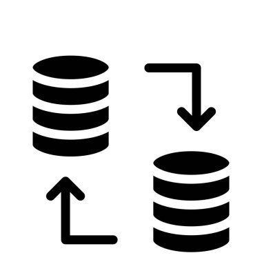veri aktarım satırı simgeler
