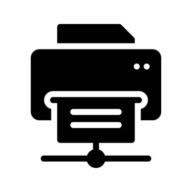 Yazıcı ağ hattı simgeleri