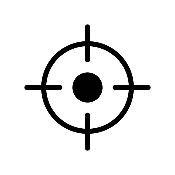 Gole Glyph Vektor Symbol — Stock vektor