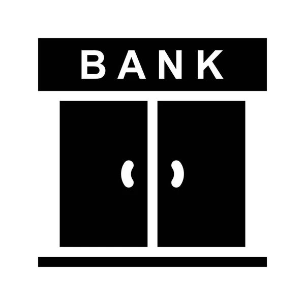 Bank Glyphs Vector Icons — Stockvector