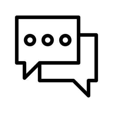 kabarcık çizgi vektör simgesi