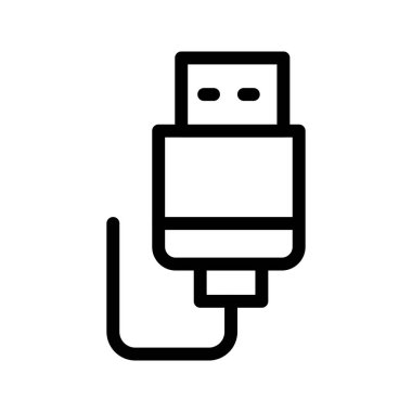 kablo hattı vektör simgesi