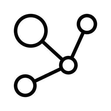 Bağlantı satırı vektör simgesi