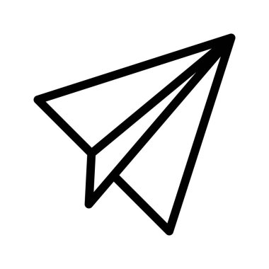 satırı vektör simgesi göndermek