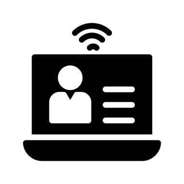 sıcak nokta glif vektör simgesi