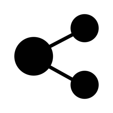 connection glyph vector icon