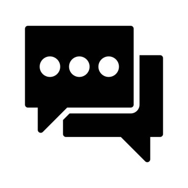 kabarcık glif vektör simgesi