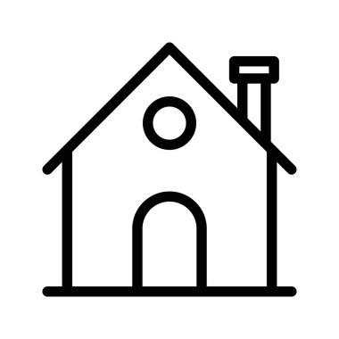 Ev satırı vektör simgesi