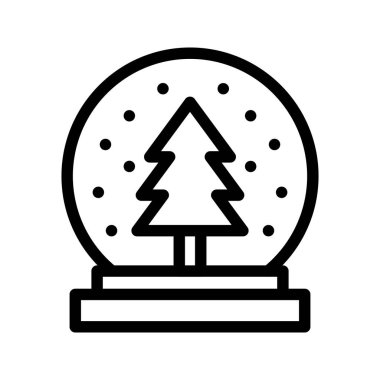 Noel dekorasyon satırı vektör simgesi