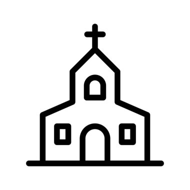 Katolik satırı vektör simgesi