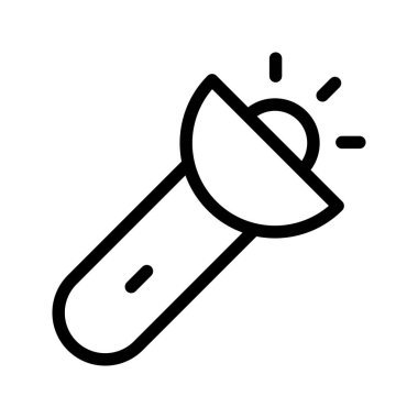 meşale çizgi vektör simgeler