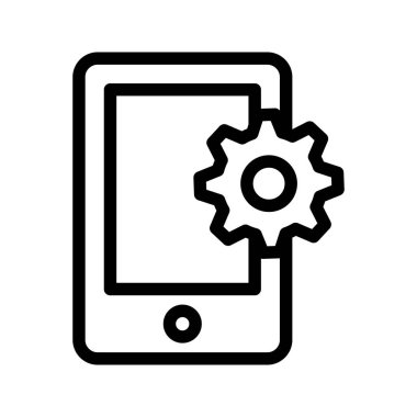 Mobil ayarı satır simgeler