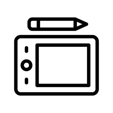 iPad çizgi vektör simgeler