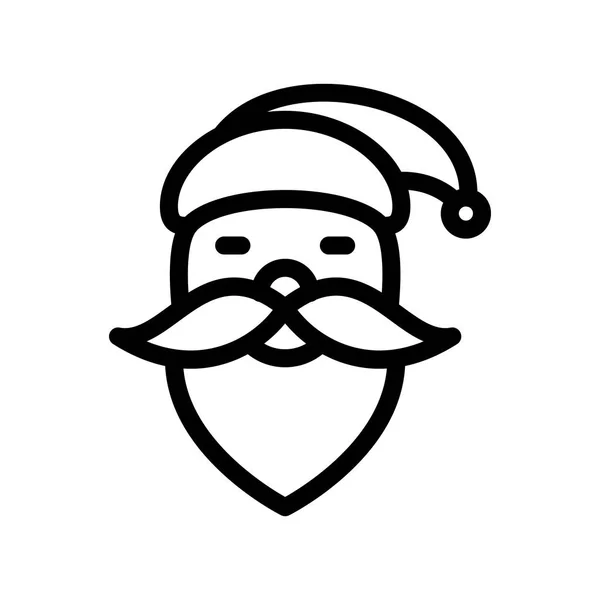 Иконка Вектора Санта Клауса — стоковый вектор