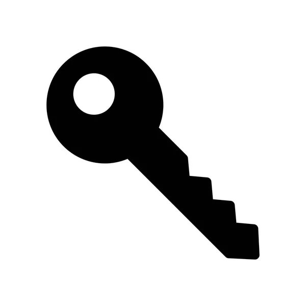 Key Glyph Vector Icon — Stock Vector