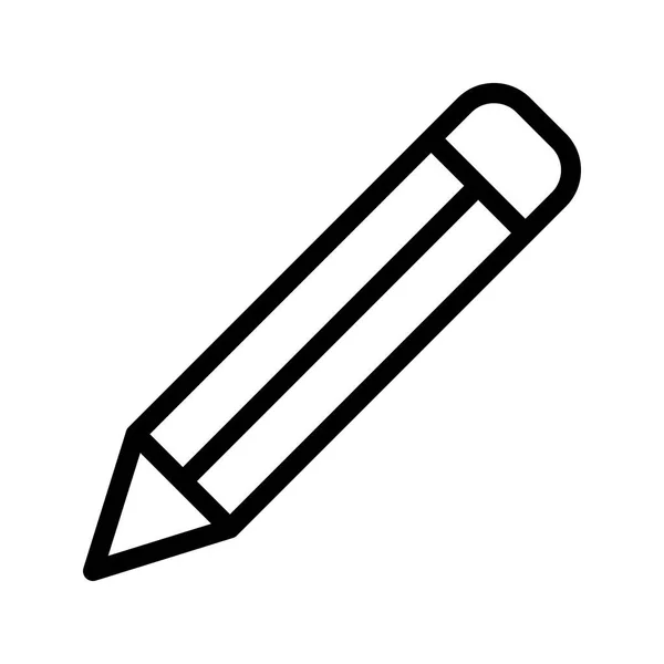 Pencil Line Vector Icons — Stock Vector