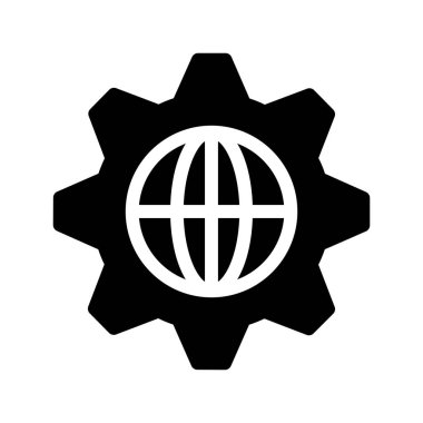 Genel ayar Glifler simge vektör