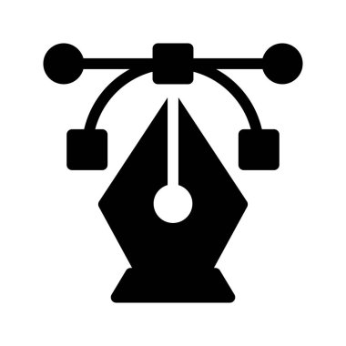 eğri Glifler vektör simgesi