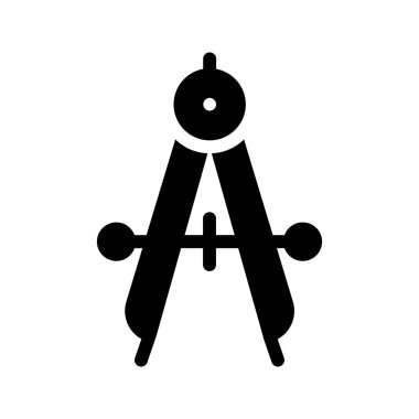 Pusula Glifler vektör simgesi