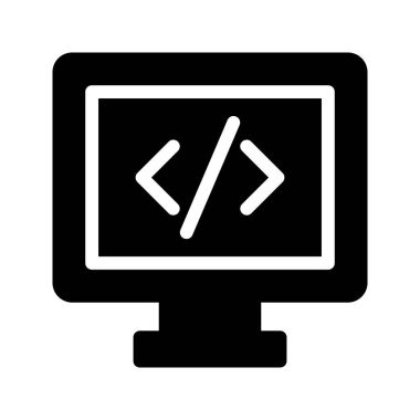 kodlama Glifler vektör simgesi