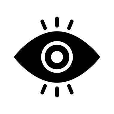 Görünüm Glifler vektör simgesi