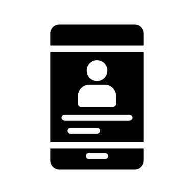 oturum açma Glifler vektör simgesi