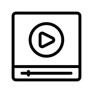 Oyuncu satırı vektör simgesi