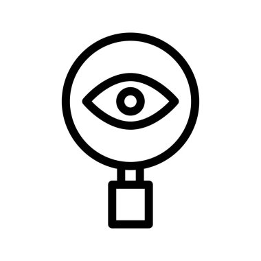 Arama Görünümü satırı vektör simgesi