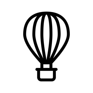 Hava Balon satırı vektör simgesi