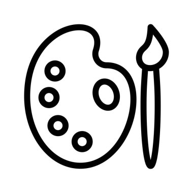 boya satırı vektör simgesi