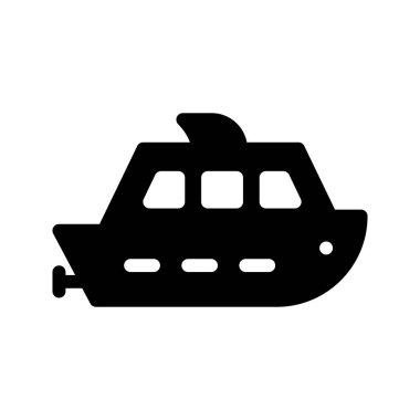 Gemi Glifler vektör simgesi